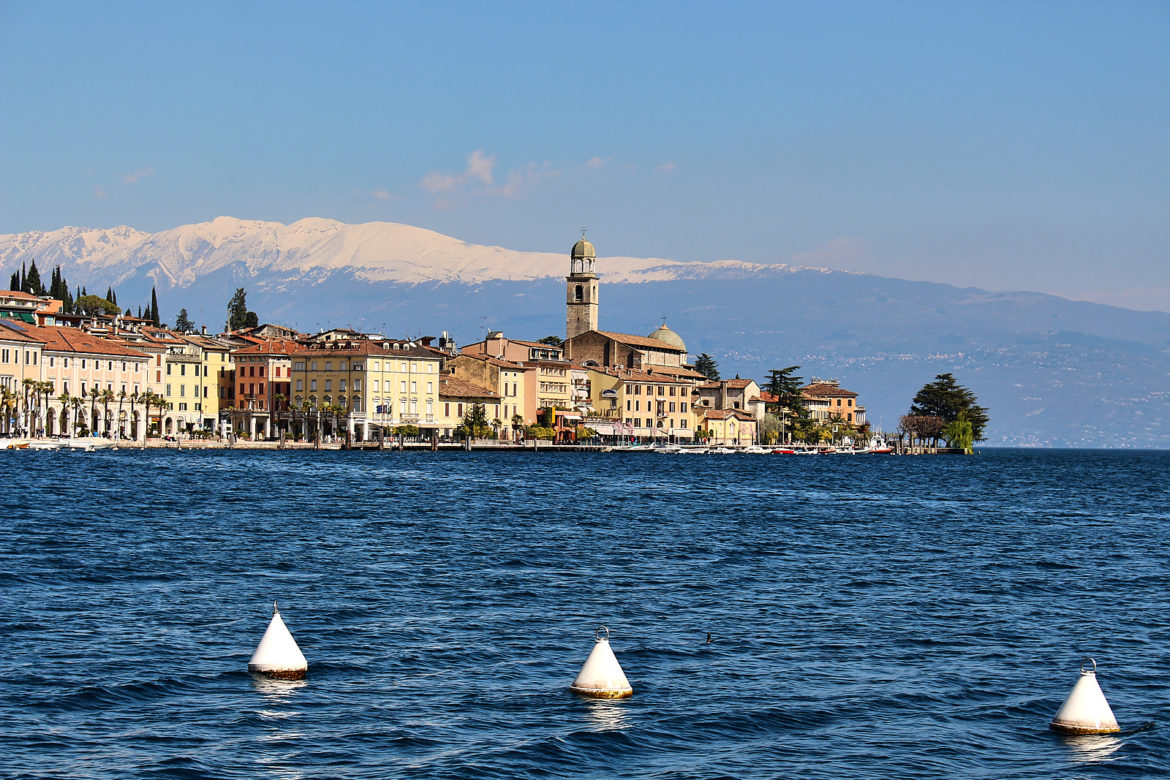 Panoramablick auf Salò, 2016