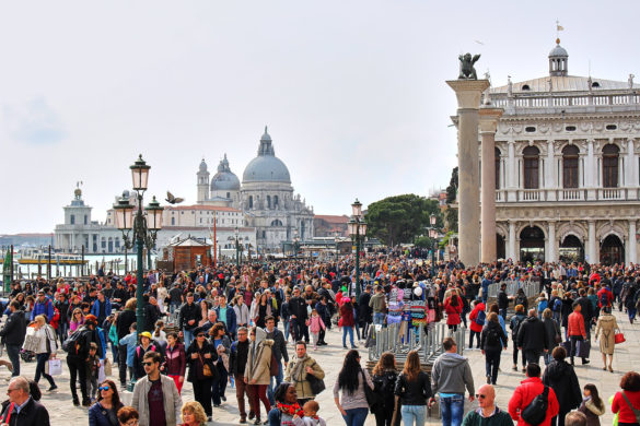 Menschenmassen, Venedig