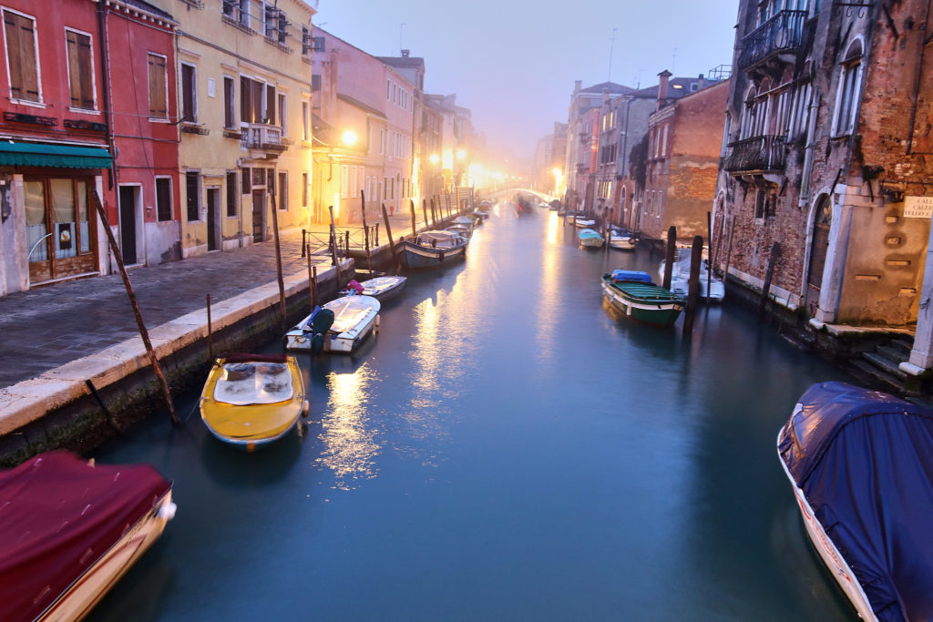 Blick über einen Kanal, Venedig